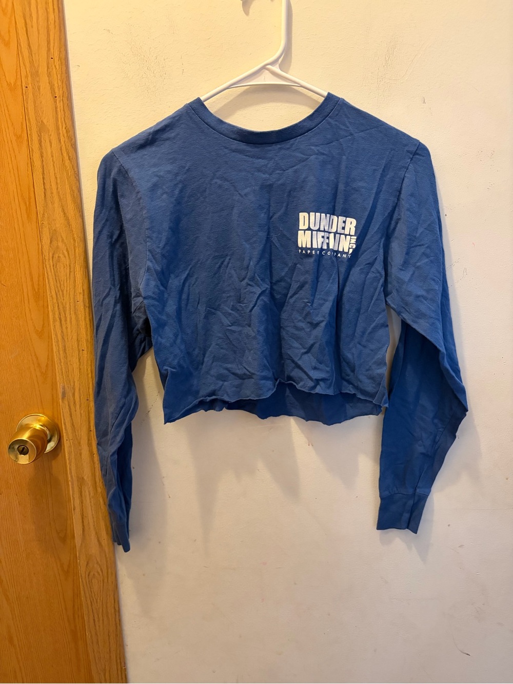 (S) Dunder mifflin long sleeve shirt